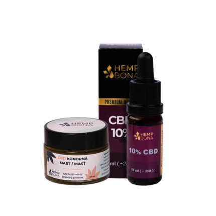 Buy CBD oil 10% Full spectrum 10ml + Hemp Ointment 50ml